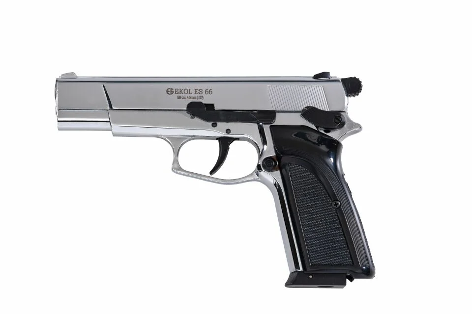 Ekol ES 66 Havalı Tabanca 4.5 mm - Parlak Krom