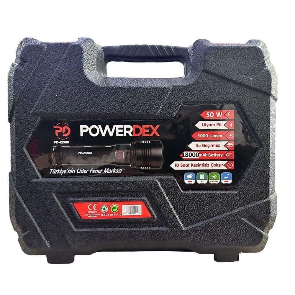 Powerdex PD-12500 50W Profesyonel Avcı Feneri