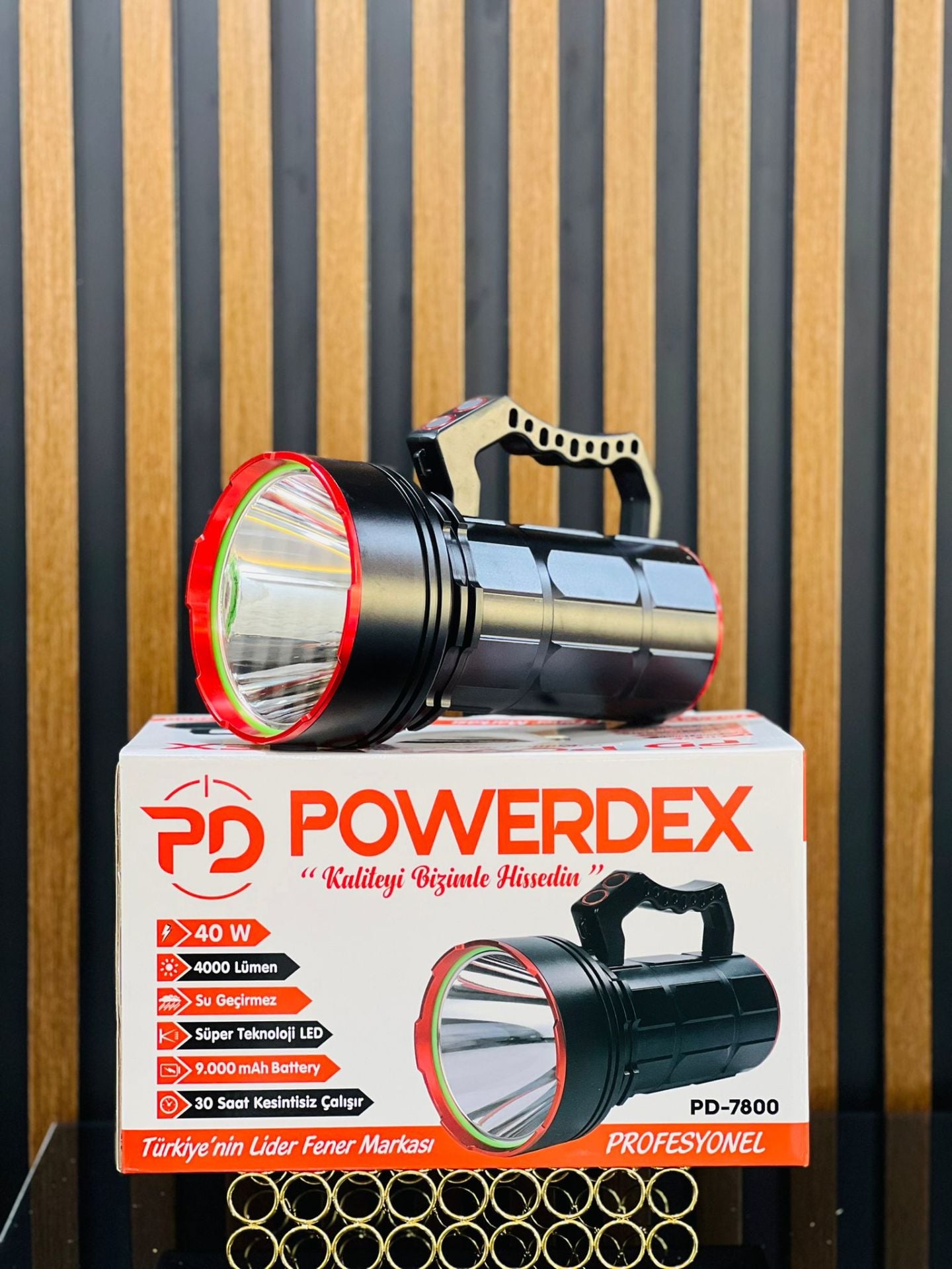 Powerdex PD-7800 40W Şarjlı El Feneri