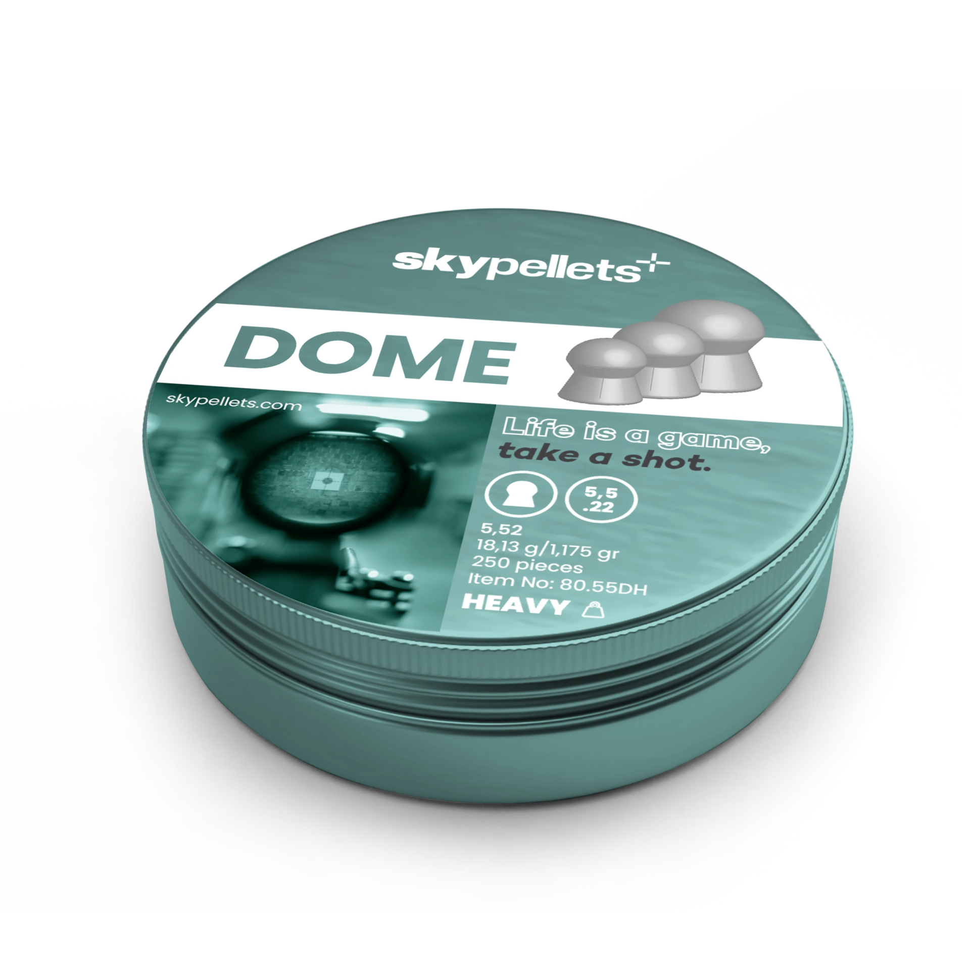 Sky Pellets 5,5 mm Dome Heavy Saçma 250 Adet - 18,13 Grain