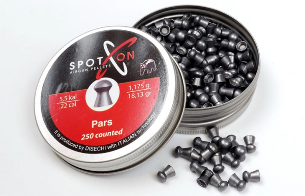 Spoton Pars 5,5 mm Havalı Tüfek Saçması (18,13 Grain - 250 Adet)