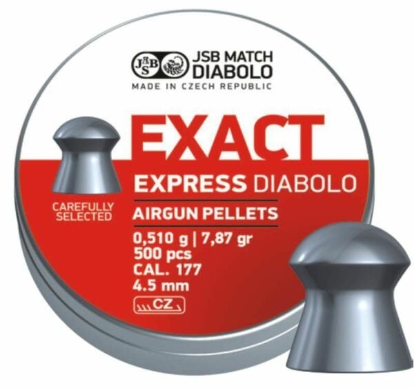 JSB Diabolo Exact Express 4.52mm Havalı Saçma 500 Adet
