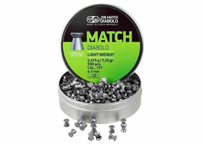 JSB Match Diabolo Light Weight 4.5mm Havalı Saçma 500 Adet