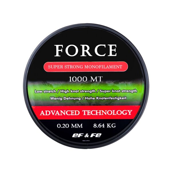 EFFE Force 1000m Beyaz Monofilament Bobin Olta Misinası