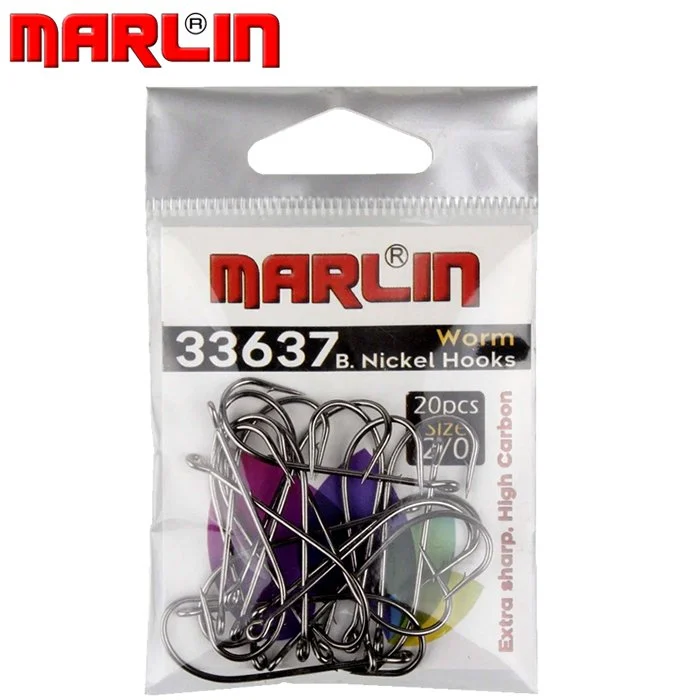 Marlin 33637 Worm HC BN İğne 1/0 (20 Adet)