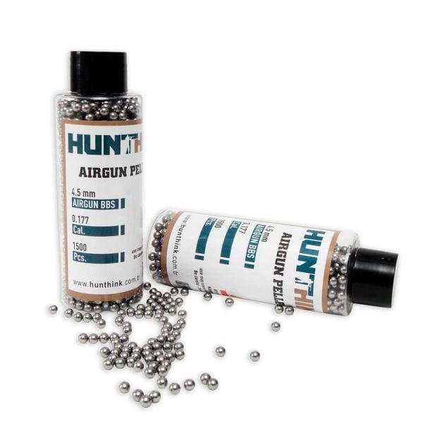 Hunthink 4,5 mm Çelik Bilye BBs Saçma 1500 Adet