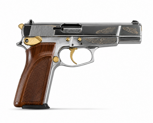 Blow Magnum İşlemeli Altın Parçalı Kurusıkı Tabanca