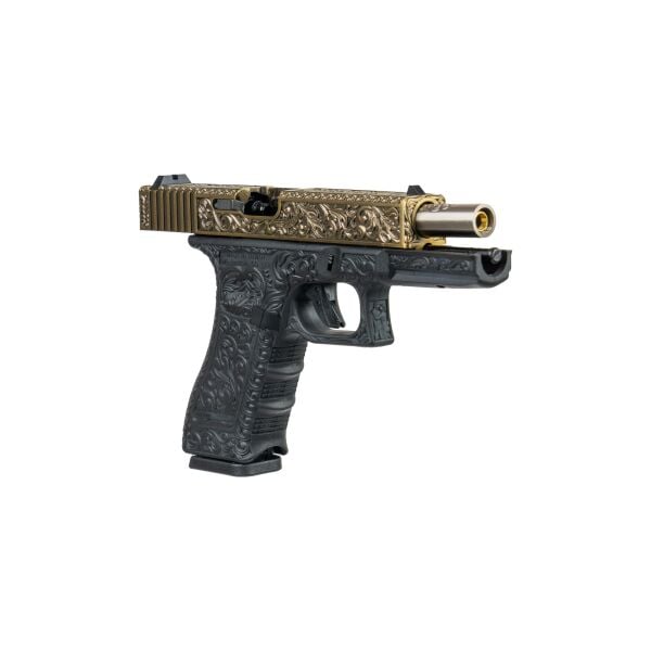 WE Glock 17 Ivory Gravürlü Airsoft Tabanca