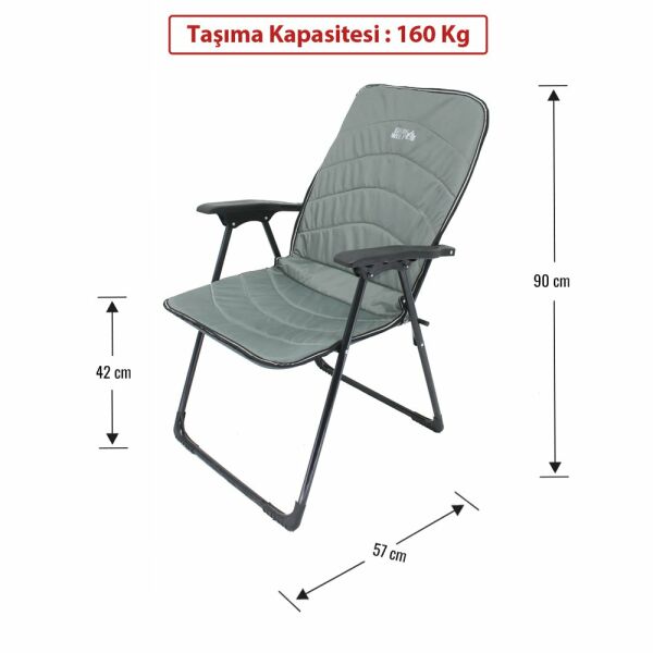 GrayWolf Quatro Kollu Katlanır Kamp Sandalyesi - Çağla