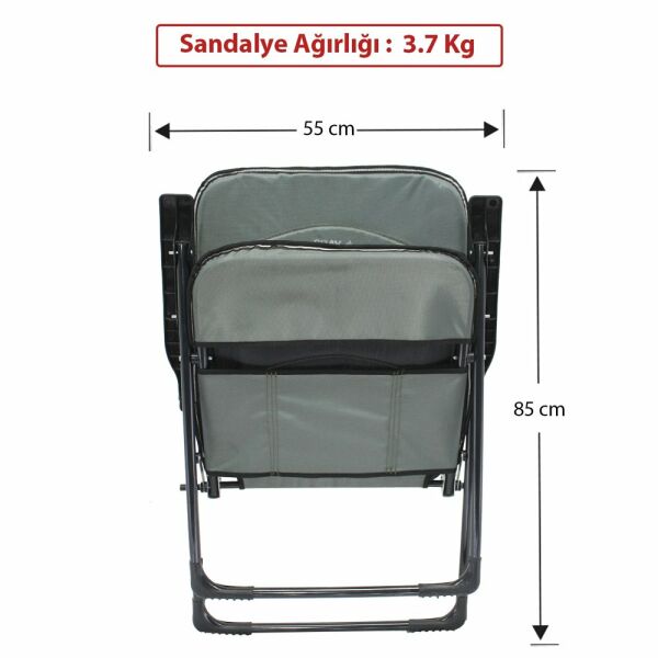 GrayWolf Quatro Kollu Katlanır Kamp Sandalyesi - Çağla