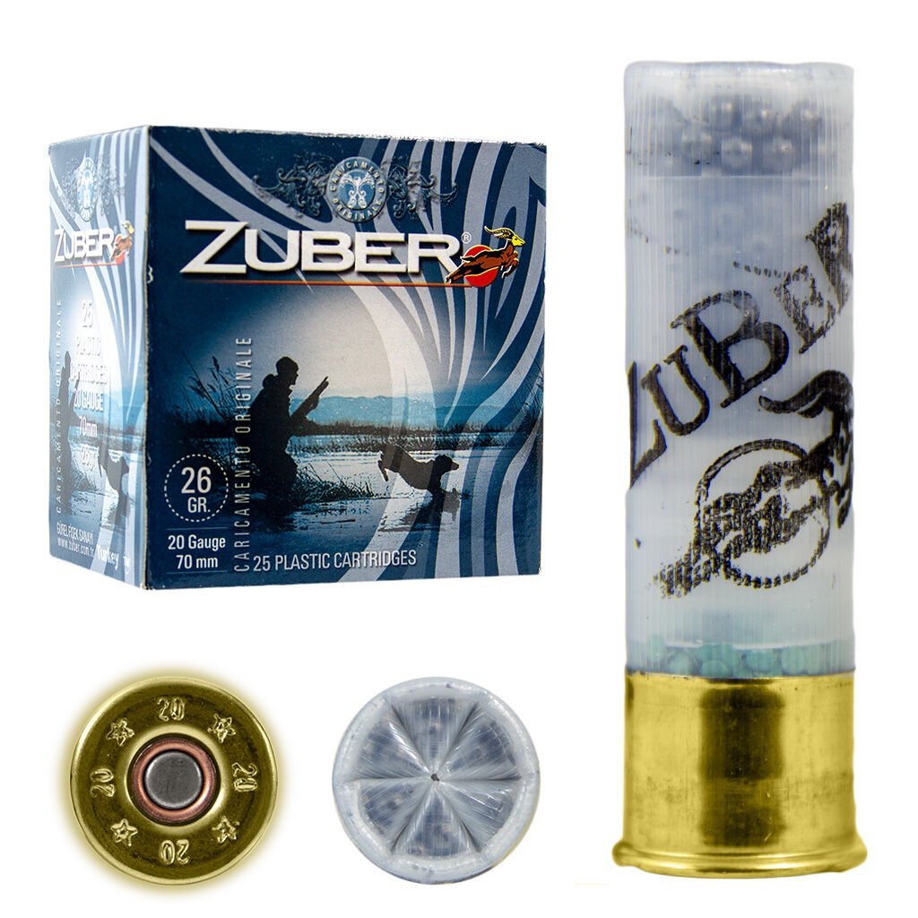 Zuber 26 Gram 20 Kalibre Av Fişeği