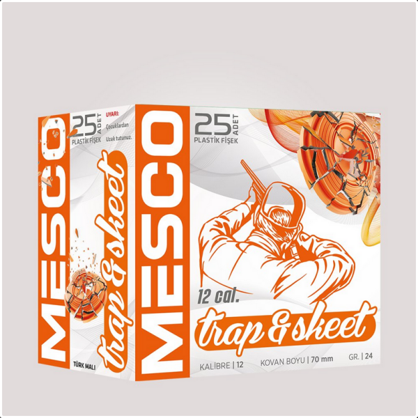 Mesco Trap 24 Gram 12 Kalibre Trap Atış Fişeği