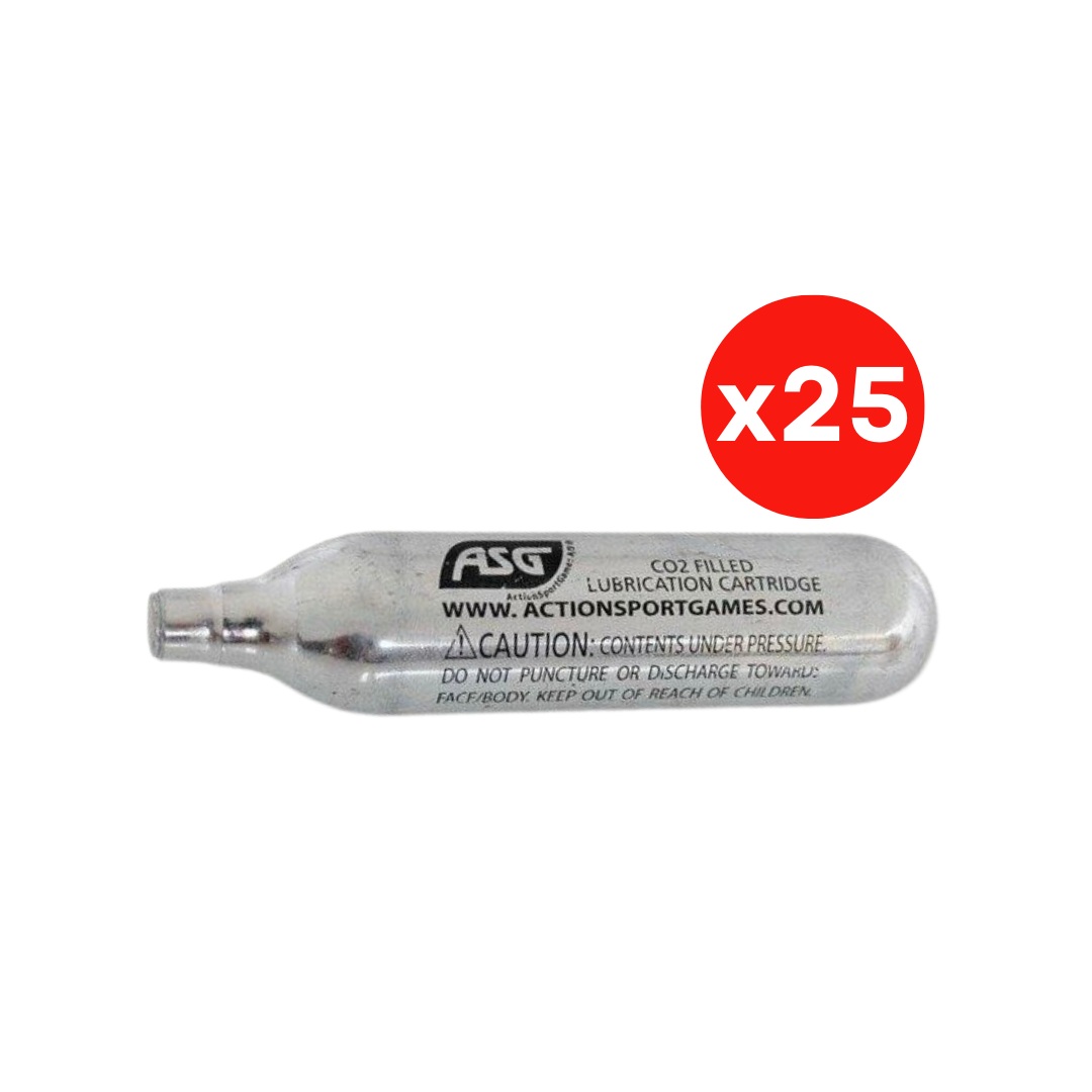 ASG 12 Gram Co2 Havalı Tabanca Tüpü - 25 Adet